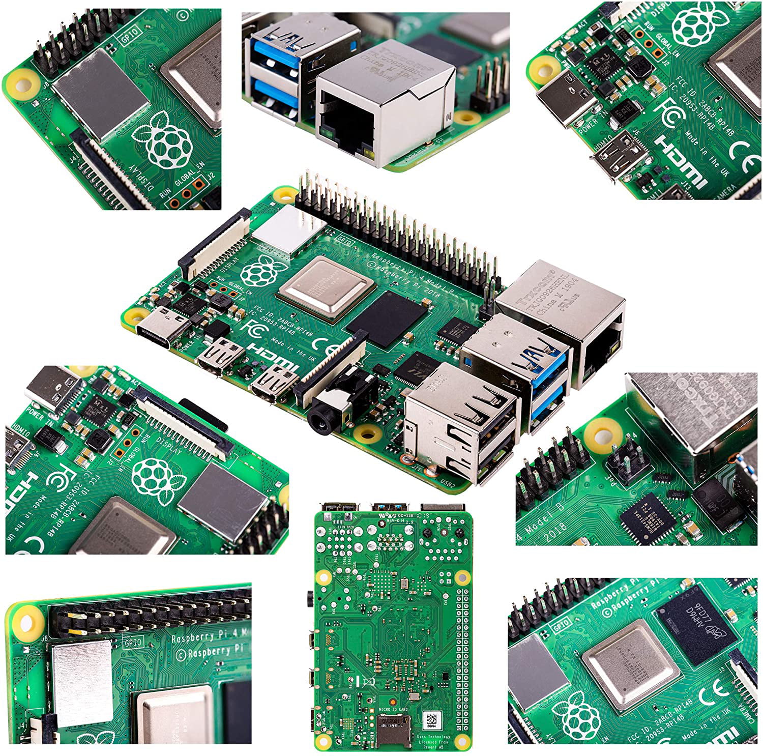 2GB RAM Vilros Raspberry PI 4 Model B Complete Desktop Kit with Mini Keyboard and Touchpad Combo