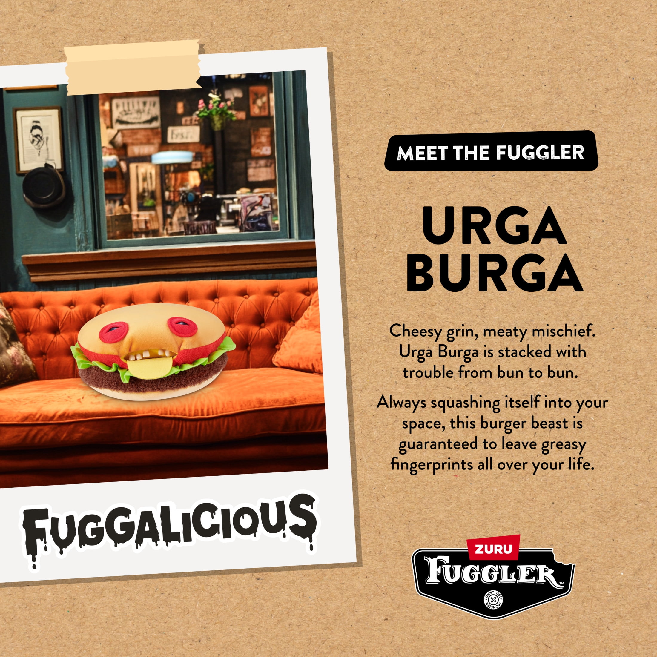 Fuggler Fuggalicious 9 inch (Assorted), Funny Ugly Monster Stuffed Animal Toy by ZURU