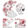 thumbnail image 2 of FMSHPON Valentine's Mother's Day Gnomes Hearts Xmas Christmas Tree Skirt Stand Mat for Holiday Party Decoration Indoor Outdoor 48 inches, 2 of 6