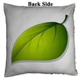 thumbnail image 2 of PKQWTM Leaf On White Reversible Mermaid Cushion Cover Home Decor Sequin Pillow Case Size 18x18 inches, 2 of 2