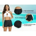 thumbnail image 3 of RELLECIGA Women's High Waisted Swim Shorts Swimsuit Bottoms Board Shorts for Women, 3 of 11