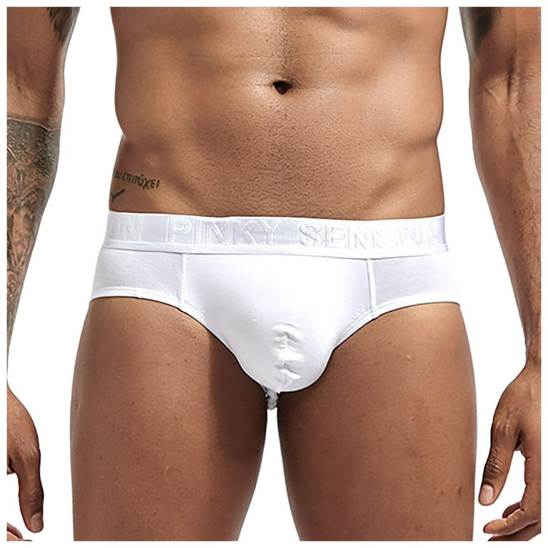 OVTICZA Athletic Supporters Underwear for Men Jockstrap Male Jock Strap  Briefs White M 