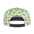 thumbnail image 4 of Balery Baseball Cap Flat Bill Hats for Men Adjustable Size for Running Workouts and Outdoor Activities All Seasons Dad Hat(Green Avocado ), 4 of 9