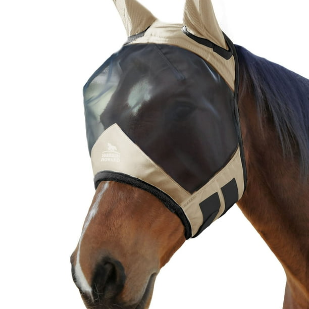 Harrison Howard CareMaster Pro Luminous Horse Fly Mask Standard with