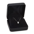 thumbnail image 3 of Arista 3/8 ct Diamond Solitaire Pendant with Box Chain in 14K White Gold, 18" (J, I2), 3 of 3