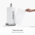thumbnail image 3 of simplehuman Soporte para Toallas de Papel de pie con Brazo tensor de Acero Inoxidable Cepillado, 3 of 4