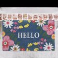 thumbnail image 3 of Coir Door Mat Floral Helo 18 X 30, 3 of 3