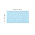 thumbnail image 3 of huayou Solid Light Blue Lightweight Cooling Blanket, Flannel Throw Blanket Decoration, 39.37 x 59.06 inch Soft Blankets for Couch Bed Living Room Indoor Display, 3 of 9