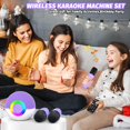 thumbnail image 4 of Máquina de karaoke mGaolo Magolo Mini con 2 micrófonos inalámbricos, 4 of 7