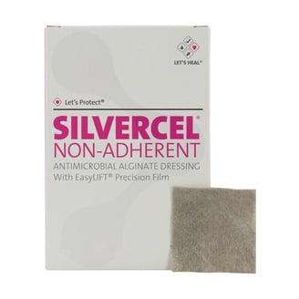 Silvercel Antimicrobial Silver Alginate Dressing, 4 Inches x 8 Inches,  Sterile, 5 Count - Walmart.com