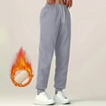 thumbnail image 5 of Trendy Womens Fleece Lined Sweatpants Elastic Waisted Drawstring Winter Baggy Lounge Travel Pants Fashion Outfits Joggers Clothes, 5 of 5