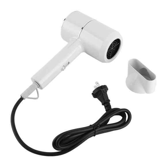 Secador de pelo portátil de iones negativos, soplador de pelo frío y caliente a temperatura constante para viaje en casa, enchufe estadounidense de 110V