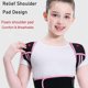thumbnail image 2 of Corrector de postura para niños, soporte de postura para la parte superior de la espalda para adolescentes debajo de la ropa, soporte para la columna para mejorar la postura encorvada, pre, 2 of 5