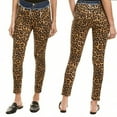 thumbnail image 3 of Nicole Miller Artelier MULTICOLOR Furry Leopard Skinny Jeans, US 30, 3 of 4