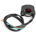 thumbnail image 3 of Interrupteur marche/arrêt pour phare LED de moto 7/8 pouces avec bouton rouge, 3 of 4