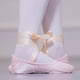 thumbnail image 3 of Zapatillas de ballet con cinta, puntera de cuero, zapatos de práctica de yoga en interiores, zapatos con cordones para adultos, zapatos de baile de satén con suela suave y dos suelas, 3 of 5