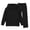 Z01-Black, variant on Little Boy Outfits Fall Winter Printed Letter Printed Long Sleeve Out Wear Clothing Sets Size 7-8T