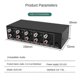 thumbnail image 5 of Audio Splitter 1 in 4 Out RCA L/R Aux Stereo Audio Splitter 1X4 Audio Distributor for PC DVD Speake, 5 of 5