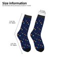 thumbnail image 2 of Naloa Space Galaxy Kids Socks Unisex Kids and Toddlers' Crew Socks, ,1 Pairs, 2 of 5