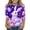 Purple, variant on Drmagiyhm Girls Easter Shirt Size 10-12 Cute Bunny and Egg Print T Shirt Casual Loose Crewneck Shirt Kids Easter Clothes