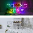 thumbnail image 2 of CADODIS Gamer Neon Sign Gaming Zone LED Light Gaming Wall Decor for Boys Room USB Powered Dimmable Sign Teen Kids Gift, 2 of 5