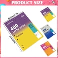thumbnail image 3 of FENGGHAO Ruled Lined Journal Notebook 400 Pages A4 Yellow Purple Easy Tear Perforated Paper Flat Lay for Students Office Work, 3 of 4
