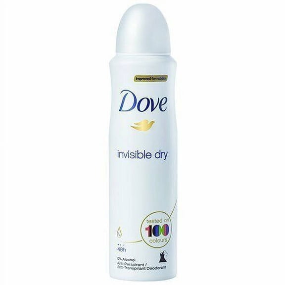 12 PACK DOVE Dry Spray Antiperspirant 48 hours, Invisible Dry 5oz