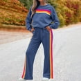 thumbnail image 2 of Fall Sets Women 2 Piece Outfits - Long Sleeve Sweatshirt With Sweatpants Set Matching Sweat Sets for Women Jogger Sets for Women, 2 of 4