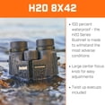 thumbnail image 3 of Binoculares Bushnell  H2O 8x42 Prisma Roof a prueba de agua, 3 of 5