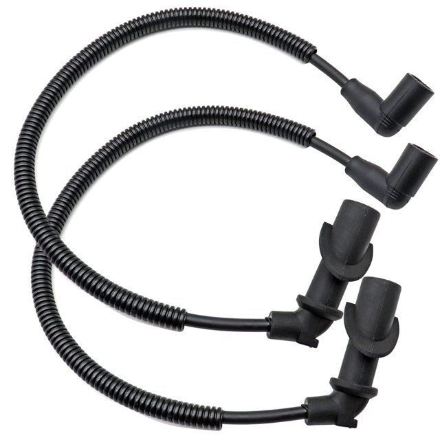 Ignition Coil Spark Plug Cap & Wire Compatible with RZR HD XP 800, 700 F Ranger 700 Ranger Crew 800 Plug Wires 2pcs