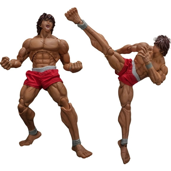 Jouets Ko Storm de 17 cm Grappler Baki Figurine Anime Hanma Baki Figurine d'Action Échelle 1/12 Collection Exquise Articulée Cadeau de Noël guichen