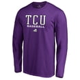 thumbnail image 2 of Men's Purple TCU Horned Frogs Team Unity Baseball Long Sleeve T-Shirt, 2 of 3
