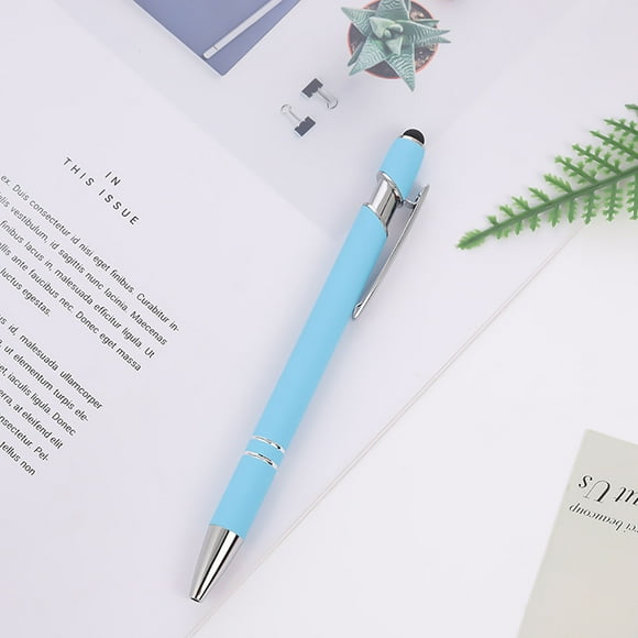 IROINID Back to School Supplies,School Essentials,Aluminum Rod Pen Spray Adhesive Click Pen -use Screen Business Student Writing Pen 10pc 10ml