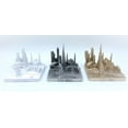 thumbnail image 4 of Dubai 3D City Famous Building Model Statue Souvenir Decoration for Home Office Gold 4”, 4 of 5