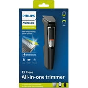 Philips Norelco Multi-groomer Series 3000, Powered Electric Trimmer MG3740/40, 1 Each - 13 Pieces