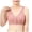 Pink, variant on NIEWTR Bra for Senior Women Front Closure Breathable Bra Wireless No Underwire Lift up Bras with Back Support(Beige,42)