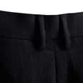 thumbnail image 4 of Mens Pleated Casual Shorts Old Money Style Twill Knee Length Shorts, Summer Quick Dry Fashion Rolled Hem Streetwear Solid Color Loose Fit for Everyday Wear, 4 of 9