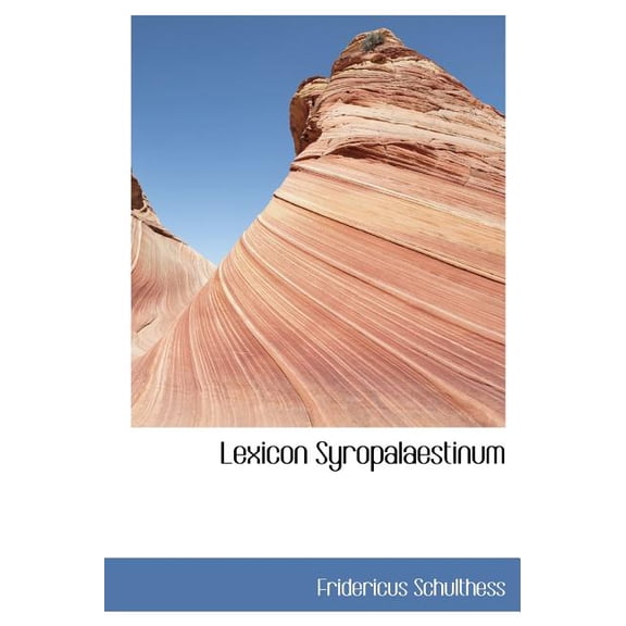 Lexicon Syropalaestinum (Hardcover)