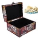 thumbnail image 1 of Caja de Almacenamiento de Madera Vintage, Organizador de Joyas de Estilo Europa, delicado y Útil, 1 of 7