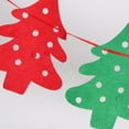 thumbnail image 4 of bandera del empavesado de la Navidad Navidad no tejida del empavesado banderas garland xmas colgando decoración árbol de navidad Magideal bandera del empavesado de la Navidad, 4 of 7