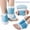 Other, variant on Moisturizing Heel Socks 1 Pairs Gel Lined Toeless Spa Socks to Heal and Treat Dry, Cracked Heels While You Sleep (Regular, Cotton Blue )