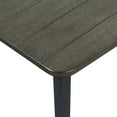 thumbnail image 7 of Furniture of America Brigg Rectangle Wood Gray and Black Dining Table, 7 of 7