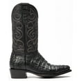thumbnail image 2 of Moonshine Spirit Men's Rock City Fuscus Caiman Western Boot Snip Toe Black 9.5 EE  US, 2 of 7