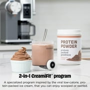 Ninja CREAMi Scoop & Swirl Ice Cream Maker, Soft Serve, CreamiFIT, Gelato, Frozen Custard, 13 Programs, (2) 16 Oz Pint Containers & Lids, NC701 Navy