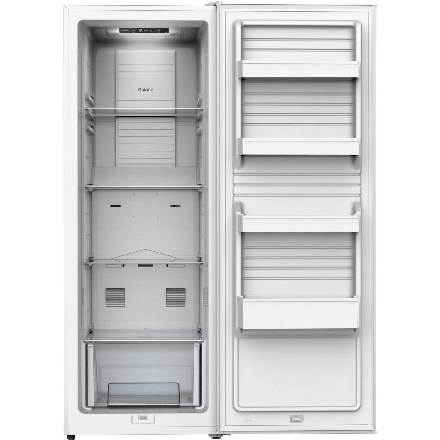 Galanz 11-Cu. ft. Convertible Upright Freezer, White, 66 in tall, GLF11UWEA16