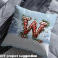 thumbnail image 2 of Homewish Kawaii Christmas Reindeer Fabric by the Yard 2 Yards, Initial W Letter Sewing Fabric, Teens Boys Girls Kids Fabric for Sewing, Luxury Bedroom Decor, 2 of 6