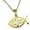 Gold, variant on Christian Ichthys Fish Necklace 50cm Stainless Steel Fish Pendant Jewelry