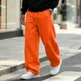 thumbnail image 2 of TQWQT Men's Loose Fit Sweatpants Drawstring Elastic Waist Casual Joggers Streetwear Oversized Wide Leg Pants With Pockets Solid Color Lounge Trousers Athletic Running Bottoms, 2 of 7