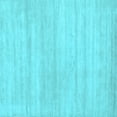 thumbnail image 1 of Ahgly Company Indoor Square Solid Light Blue Modern Area Rugs, 7' Square, 1 of 4