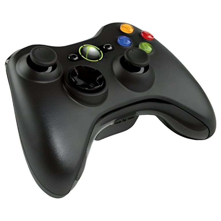 Microsoft Xbox 360 Wireless Controller, Black, Bluetooth, 30-ft Microsoft Xbox 360 Wireless Controller, Black, Bluetooth, 30-ft